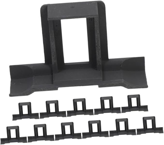 BESPORTBLE 12pcs Photovoltaic Panel Water Guide Clips Drainage for Easy Outdoor Cleaning and Maintenance Durable Design Versatile Use for Solar Panels