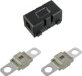 Midi Fuse Holder and 2 Pieces 150A Midi high Current Fuse Screw Fuse for Cars, Trucks, Vehicles(150 Amp)