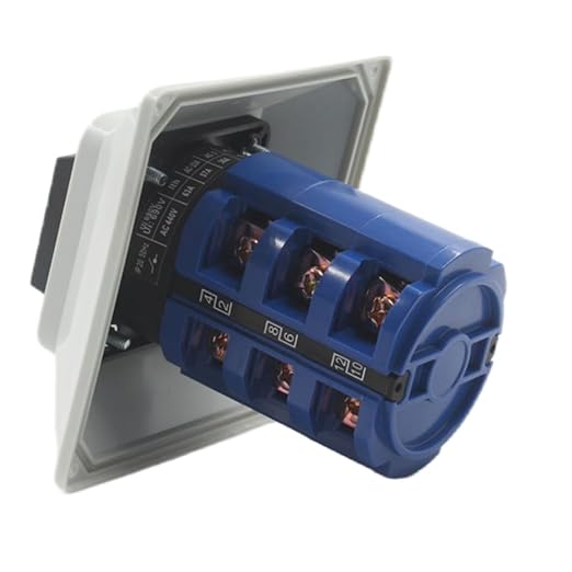 Universal Rotary Changeover Switch 690V 63A Cam Conversion Switch 3 Position 3Phase 12Terminal Main Switch Box JYW29-63/3 D303