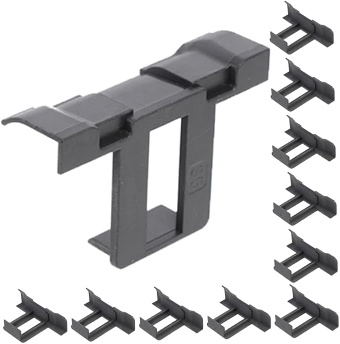 VANZACK 12Pcs Solar Panel Drainage Clips Water Guide Clips for Photovoltaic Panel Cleaning and Maintenance Durable for Outdoor Mud Removal