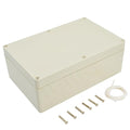 LeMotech Waterproof Dustproof IP65 ABS Plastic Junction Box Universal Electric Project Enclosure Pale Gray 9.0 x 5.9 x 3.4 inch (230 x 150 x 87 mm)