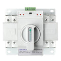 220V 2P 63A Dual Power Automatic Transfer Switch Generator Changeover Switch Mini ATS PV RV Transfer Switch 50HZ/60HZ