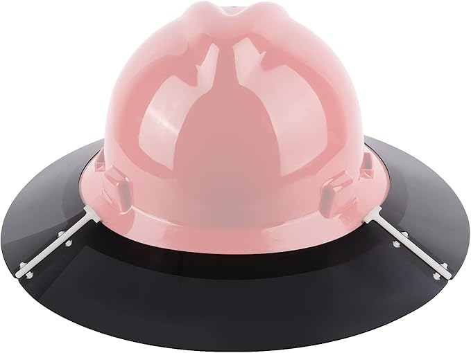Premium Hard Hat Visor Compatible with Standard V-Gard Full Brim Attachment for Men or Women Working Outside