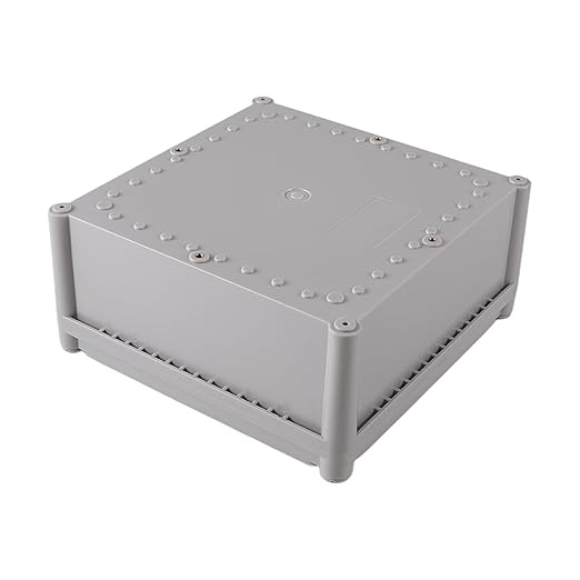 Junction Boxes-11" x 11" x 5.1" IP65 ABS Plastic Dustproof Waterproof Electrical Box Project Junction Conduit Box for Electrical Outdoor Enclosure
