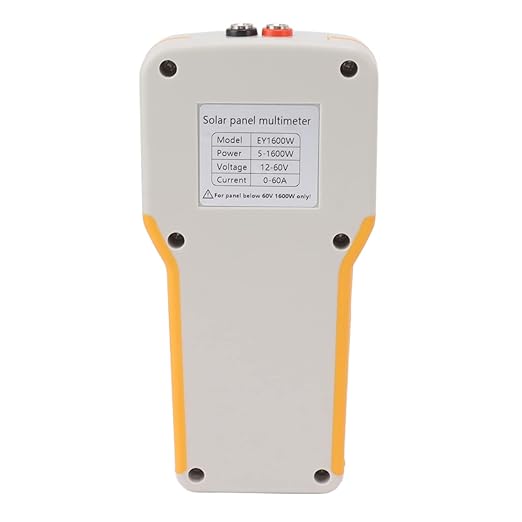 Solar Panel Tester, EY1600W Photovoltaic Multimeter with Backlight, MPPT Open Circuit Voltage Tool for Solar PV Testing for Car Boat