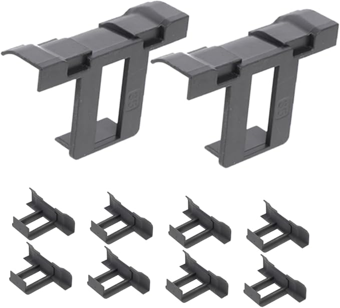 Milisten 12pcs Solar Panel Drainage Clips Buckles for Stagnant Water Removal and Reusable Photovoltaic Panel Accessories