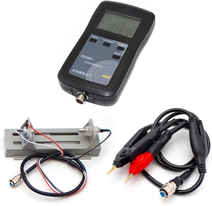 4 Line YR1035 Battery Internal Resistance Test Meter High Precision Battery Voltage Tester Digital Battery Analyzer (Set G)