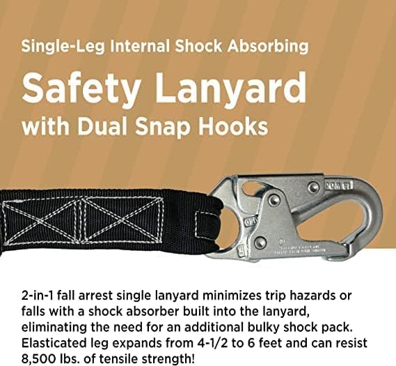 AFP Demon Fall Protection Comfortable Safety Harness (OSHA/ANSI PPE)