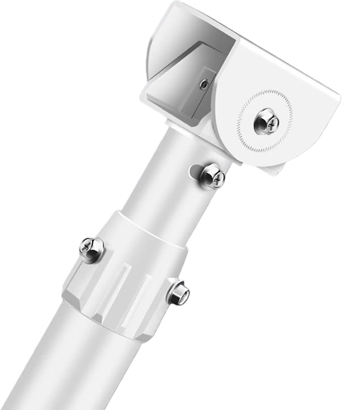 I-Type Telescopic Security Camera Mount Kit with L-Shaped Metal Adapter - Heavy-Duty Bracket for Indoor/Outdoor Use, Fits Most CCTV Dome/IP/PTZ Cameras Solar Panel