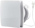 4" Exhaust Fan, 50CFM Quiet Small Window Wall Mount Vent Extractor Fan for Kitchen Bathroom Workshop Garage (US Cord)