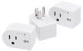 [ETL Listed] Cable Matters 3-Pack Non-Blocking 750 Joules (500V Clamping Voltage) Single Outlet Surge Protector, 15A / 1875W, Wall Surge Protector Outlet, White