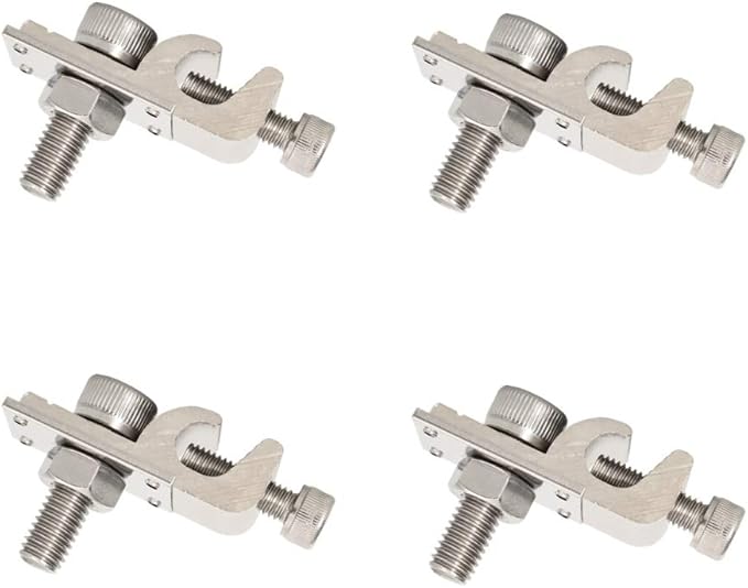 Solar Panel Photovoltaic Bolt-On Coupling Earthing Ground Lug Cable Clamp Ground Clamp with Lay in Lug for Bare Wire and Pipe