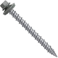 Metal ROOFING SCREWS: (250) 10 x 2" Light GrayHex Head Sheet Metal Roof Screw. Self starting metal to wood siding screws. EPDM washer. Colored head