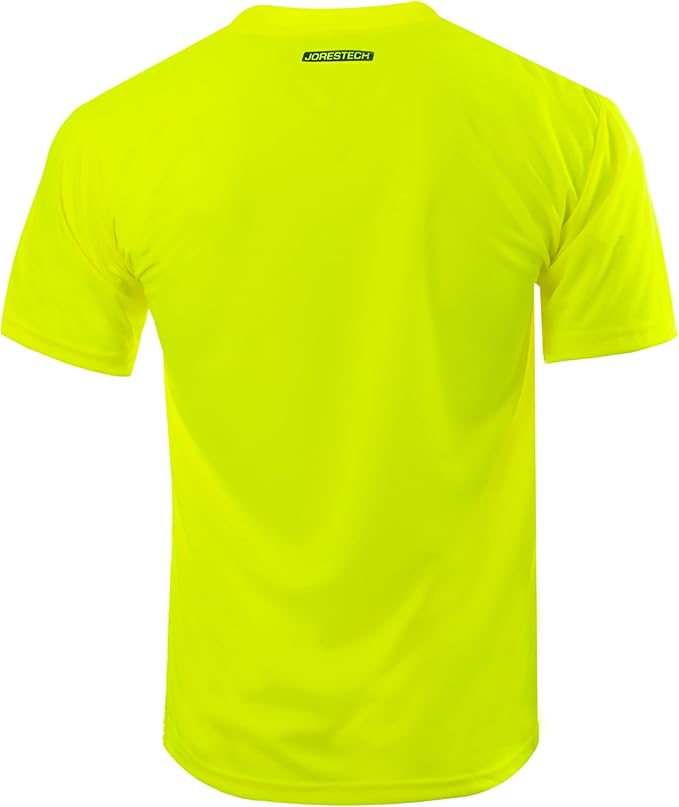 JORESTECH Pack of 5 Short Sleeve T-Shirts: The Ultimate Blend of Moisture-Wicking and Fast-Drying Comfort for All-Day Use