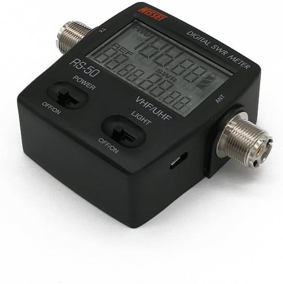 Youmei RS-50 Digital SWR/Watt Meter VHF/UHF 125-525MHz 120W for Two-Way Radio
