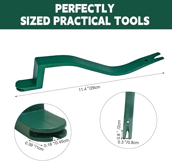 2pcs Shingle Removal Tool, Roof Snake Pry Bar, Nail Remover Heavy Duty, Professional Roofing Equipment for Safe Shingle Replacement, Spring Roof Repair and Installation.