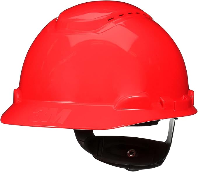 3M Hard Hat SecureFit H-700 Series Cap Style Safety Helmet with Uvicator Sensor, 4-Point Pressure Diffusion Ratchet Suspension