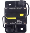 200 Amp Circuit Breaker 12V- 48V DC Manual Reset for Trolling Motor Rv Marine Boat Vehicles System Protection Waterproof (200A)