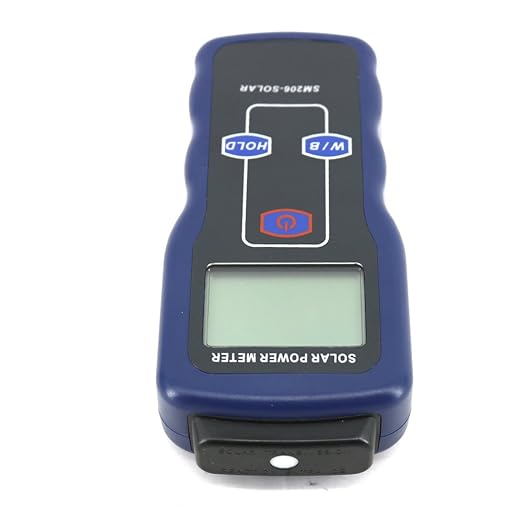 SM206 Digital Solar Power Meter with LCD Display Glass Light Intensity Solar Radiation Tester