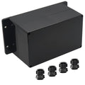 Junction Box IP65 Waterproof ABS Plastic Electrical Project Case Power Junction Boxes, Project Box with Fixed Ear Black 7.87x4.72x4.45 inch (200 x 120 x113 mm)