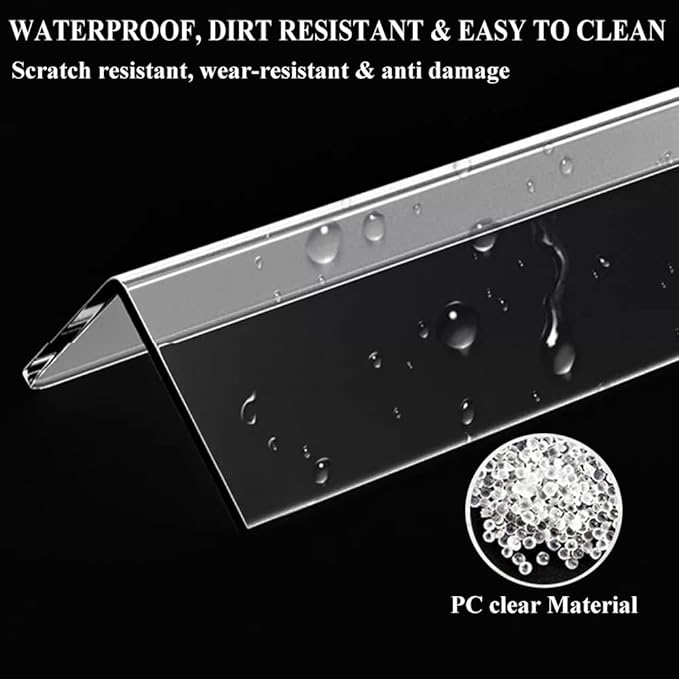 Clear Self-Adhesive Wall Corner Guards Walls Edge Protector & Corner Protectors for Wall, Furniture Corner, Door Easy to Install for Baby (10, 35.43‘’ x 1.2in)