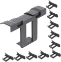 12pcs Solar Panel Drainage Clips Guide and Mud Removal Clamp for Efficient Stagnant Water Removal and Quick Module Maintenance