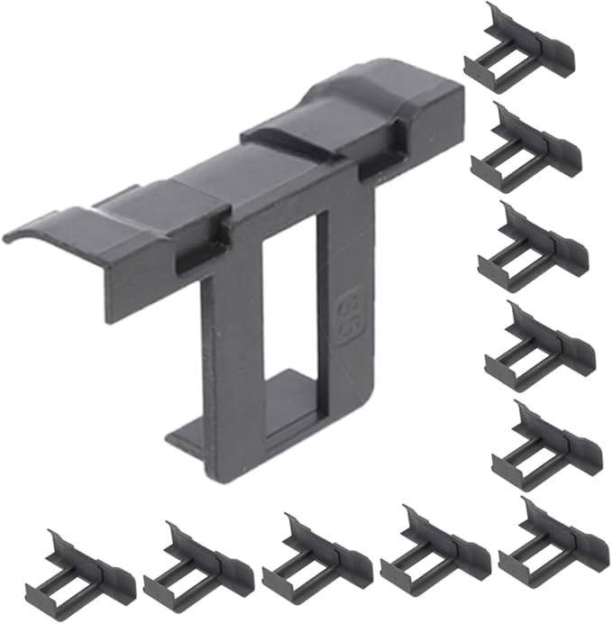 12pcs Solar Panel Drainage Clips Guide and Mud Removal Clamp for Efficient Stagnant Water Removal and Quick Module Maintenance