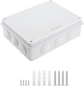 LeMotech Junction Box, ABS Plastic IP65 Waterproof and Dustproof, Universal Electrical Enclosure, Outdoor and Indoor Project Box 10 x 7.9 x 3.1 inch (255 x 200 x 80 mm)