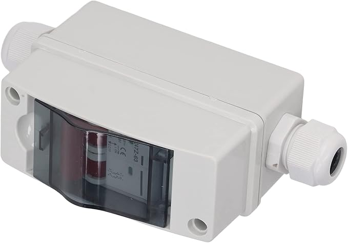 Miniature Circuit Breaker 40A for Solar Panels Outdoor Disconnect Switch IP65 Rated DIN Rail Enclosure RV Breaker Box DC500V