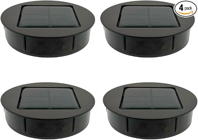 4 Pack Replacement Top Housing for PUMPSUN Solar Landscape Lighting