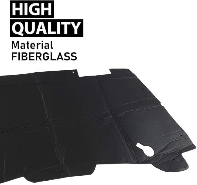 G-PLUS Hood Insulation Pad w/ Clips Compatible with Dodge Ram 1500 1994-2001/Not Fit Durango Or Dakota/Not Fit for Diesel