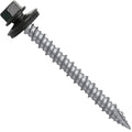Metal ROOFING SCREWS: (250) 10 x 2" Dark Bronze Hex Head Sheet Metal Roof Screw. Self starting metal to wood siding screws. EPDM washer. Colored head