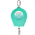 132FT Self Retracting Lifeline RTOVZON Fall Arrest Fall Protection Steel Wire Rope Heavy Duty Retractable Lanyard, Roofing Lifeline, SRL, Safety Lanyard