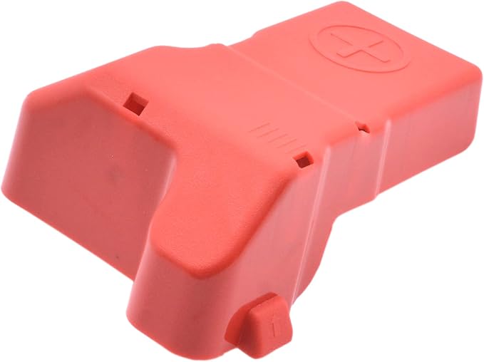 Under Hood Positive Battery Terminal Post Cover Compatible For 2013-2018 Dodge Ram 1500 2500 3500 4500 5500 4.7V8 5.7V8 68164628AA Red