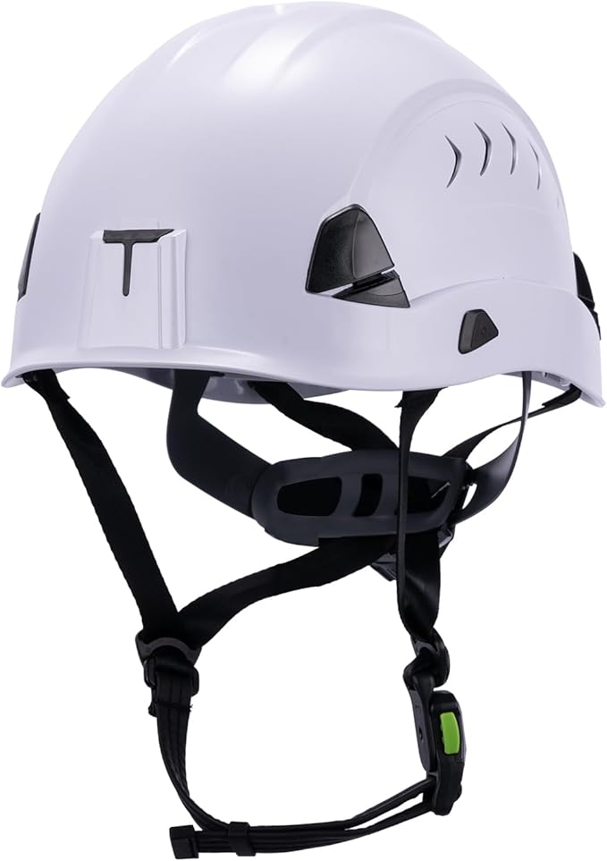 Land Helmets Frontier Type 2 Class C Vented Safety Helmet - ANSI/ISEA Z89.1 Type II OSHA Compliant Hard Hat. Used in Construction, Arbor, and Industrial Work.