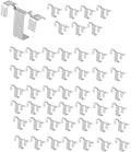 50PCS 30mm Solar Panel Photovoltaic Water Guide Clip Stainless Steel Deflector Mud Drain Button Water Redirection Clips