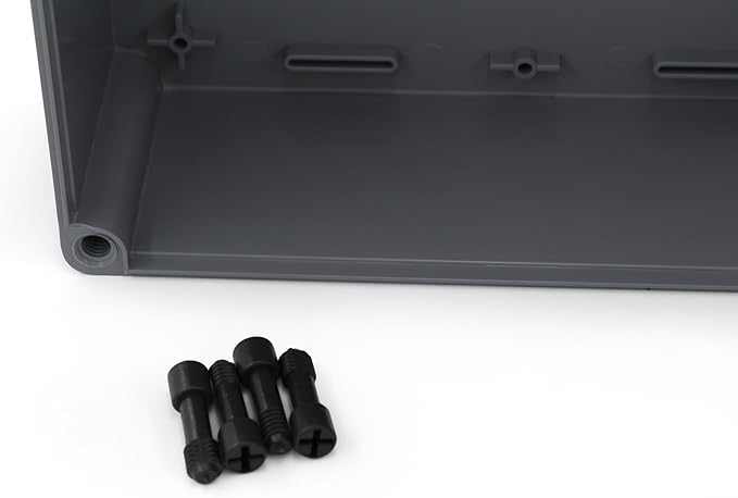 Co. Weather & Dust Proof PS Plastic Junction Conduit Box (1, 12" x 8" x 4")