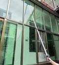 Professional Aluminum Telescoping Window Cleaner Tool Kit - 13 to 50 Feet Extension Pole for High Windows & Solar Panels Cleaning, Durable & Lightweight