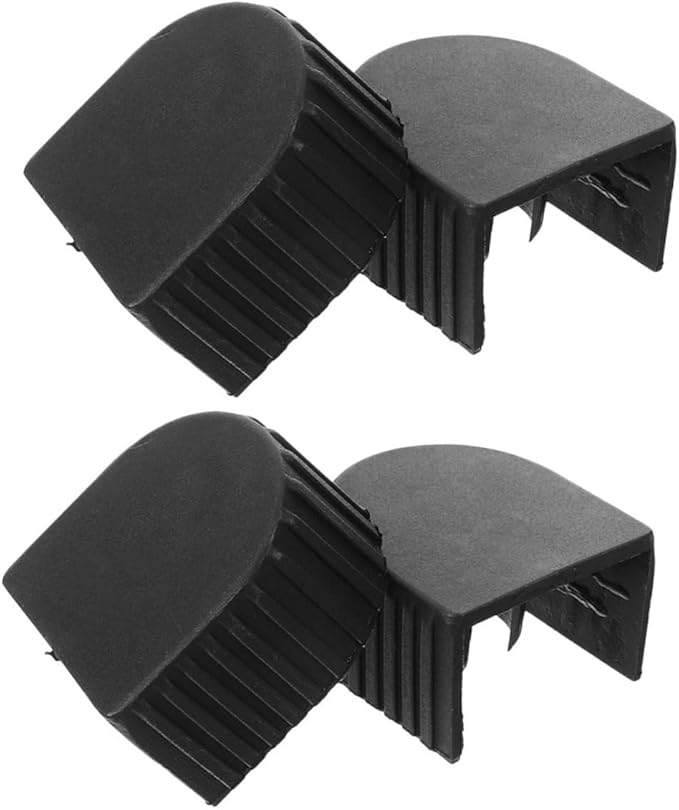 Garneck 4pcs Ladder Foot Protection Caps Non-Slip Cushion Pads for Telescopic Folding Ladders Easy to Install Versatile and Slip-Resistant Accessories for Enhanced Safety