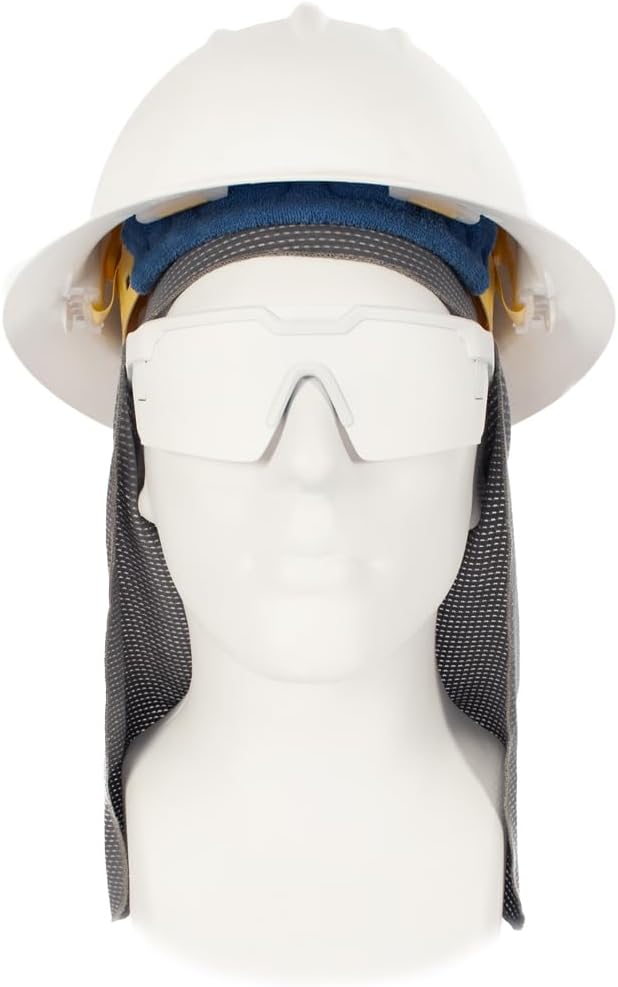Flame Resistant FR Hard Hat Liner Sun Shade - Made in The USA