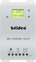 Automatic Transfer Switch, Briidea 50A 5500 Watt ATS Dual Power Controller for Off Grid Solar Wind Systems DC 12V 24V 48V AC 110V 220V