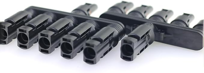 Solar Branch Connector Y-Connector, for Parallel Connection Between Solar Panels 1000V/1500V 50A, Complimentary MC-4 Wrench Assembly and Disassembly Crimping Tool, (MFFFFF/FMMMMM) 1Pack