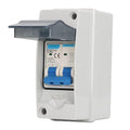 DC Miniature Circuit Breaker 63A 1000V | PV Solar Disconnect Switch with IP65 Waterproof Box & Transparent Cover | Overload & Overvoltage Protection | Ideal for Solar Panel Grid & Off-Grid Systems
