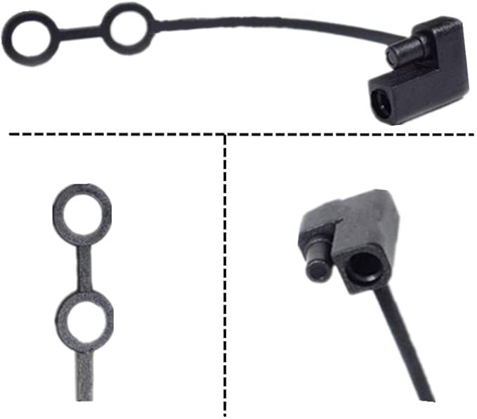 Two Pin Plug Replacement Weather Cap,SAE Waterproof Cover Cap for DC Power Solar Automotive Connector(15Pcs)