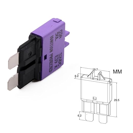12V 24V 3A Manual Reset Fuse Circuit Breaker Low Profile ATO/ATC - UL Certified - Resettable Blade Fuses 3 Amp max 32V DC for Automotive, Car, Marine, RV, Solar, Truck, Boat, 3 Pack