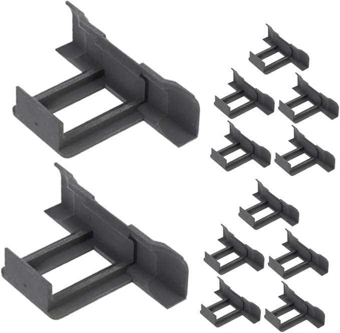 12pcs Solar Panel Water Guide Clamp Conduction and Sludge Discharge Clamp Solar Panel Cleaning Wide Compatibility