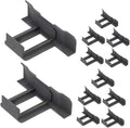 12pcs Solar Panel Water Guide Clamp Conduction and Sludge Discharge Clamp Solar Panel Cleaning Wide Compatibility