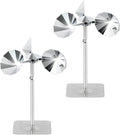 OFFO 2 PCS Bird Scare Reflective Device, Bird Reflector Keep Pigeon Woodpeckers and Sparrows Away for Outdoor Use Boats Roofs Gardens