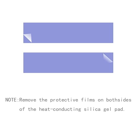 M.2 Heatsink Copper, m2 pcie NVMe Laptop PS5 Heatsink Copper，with Silicone Thermal Pad, for M.2 2280 SSD Laptop