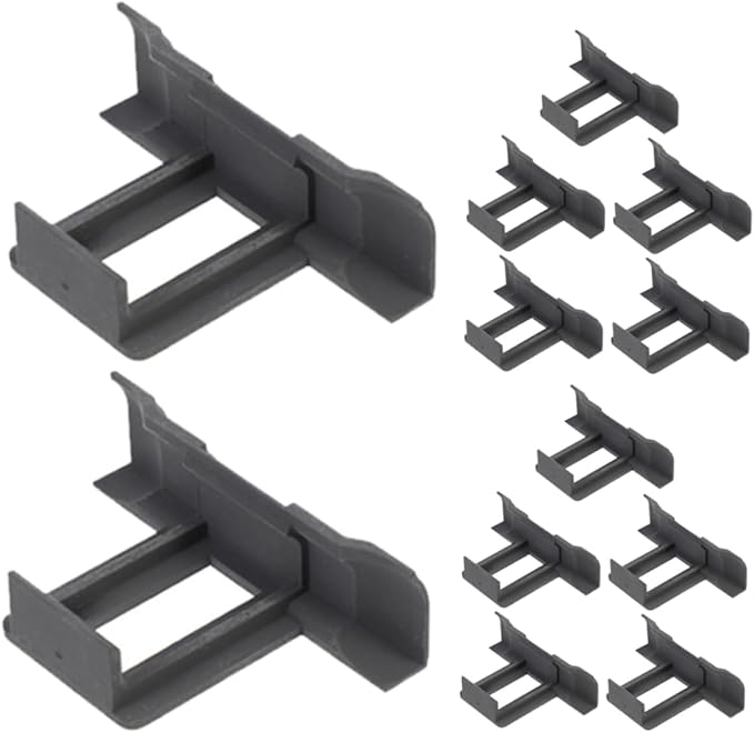 12pcs Solar Panel Drainage Clips Clips for Efficient Mud Removal and Water Management Compatible Photovoltaic Panels